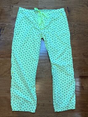 Victoria’s Secret PINK Boyfriend Fit Floral Pajama Pants M